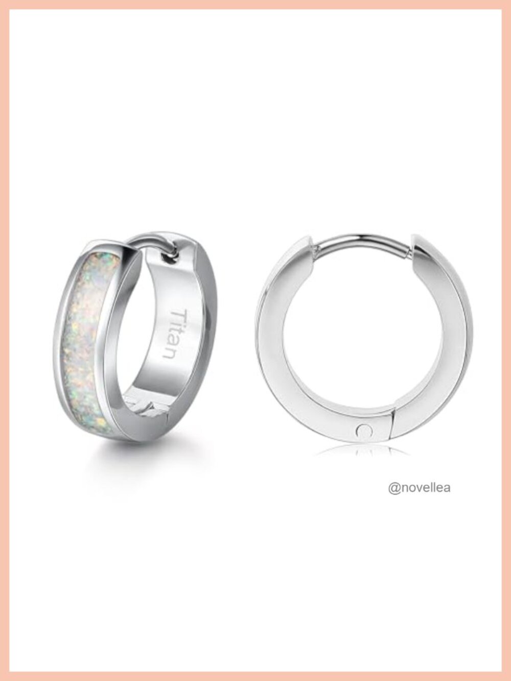 Titanium Cubic Zirconia Wide Hoop Earrings Hypoallergenic Pave CZ